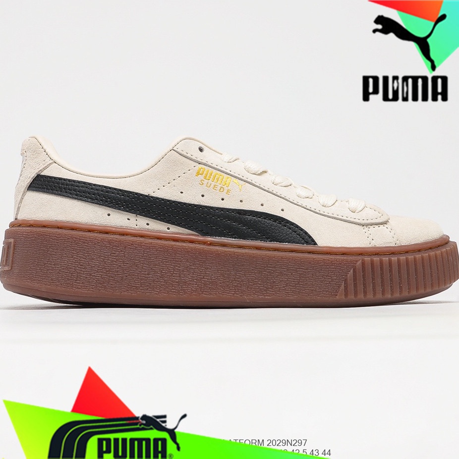 diamante Perth Blackborough Miserable Puma Breaker Suede Gum thick-soled casual all-match sports leather sneakers  | Shopee Malaysia