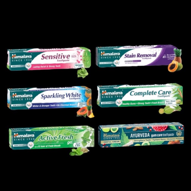 HIMALAYA Herbals Toothpaste 80g/150g Care,Sparkling White