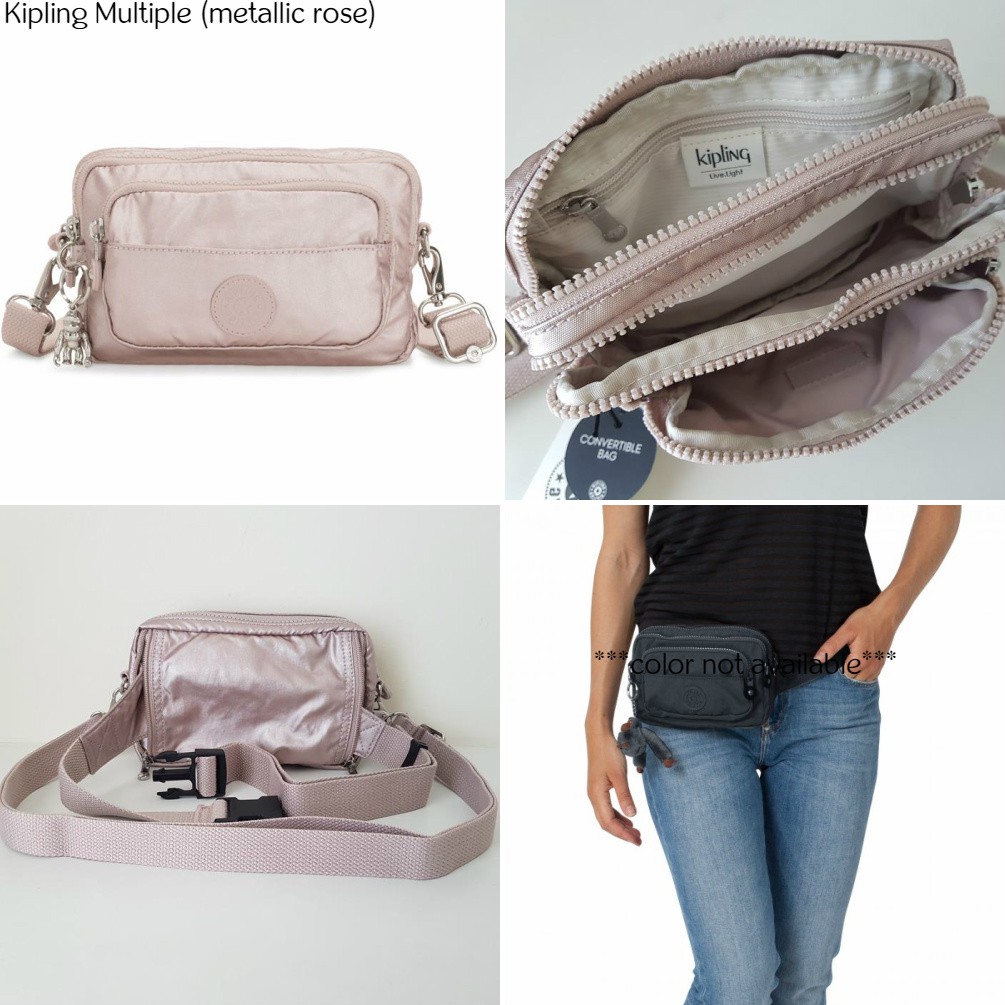 kipling multiple waist bag