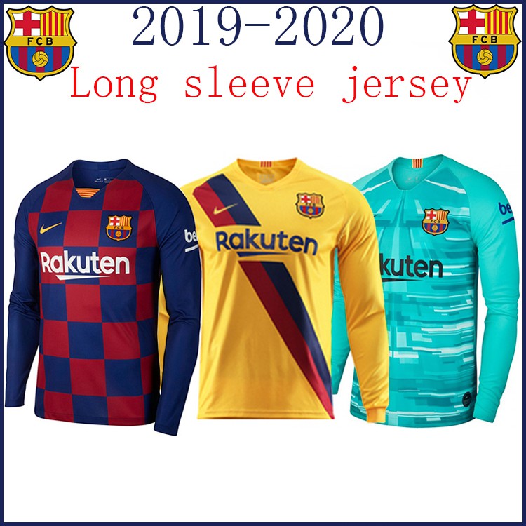 barcelona long sleeve jersey 2019