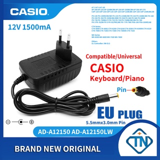 CTK-6200 DC 12v 12 Volt Power Supply Mains Adapter for Casio Keyboard CTK-6000 