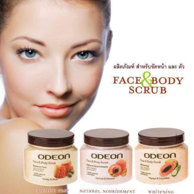 Odeon Face And Body Scrub 300ml Shopee Malaysia