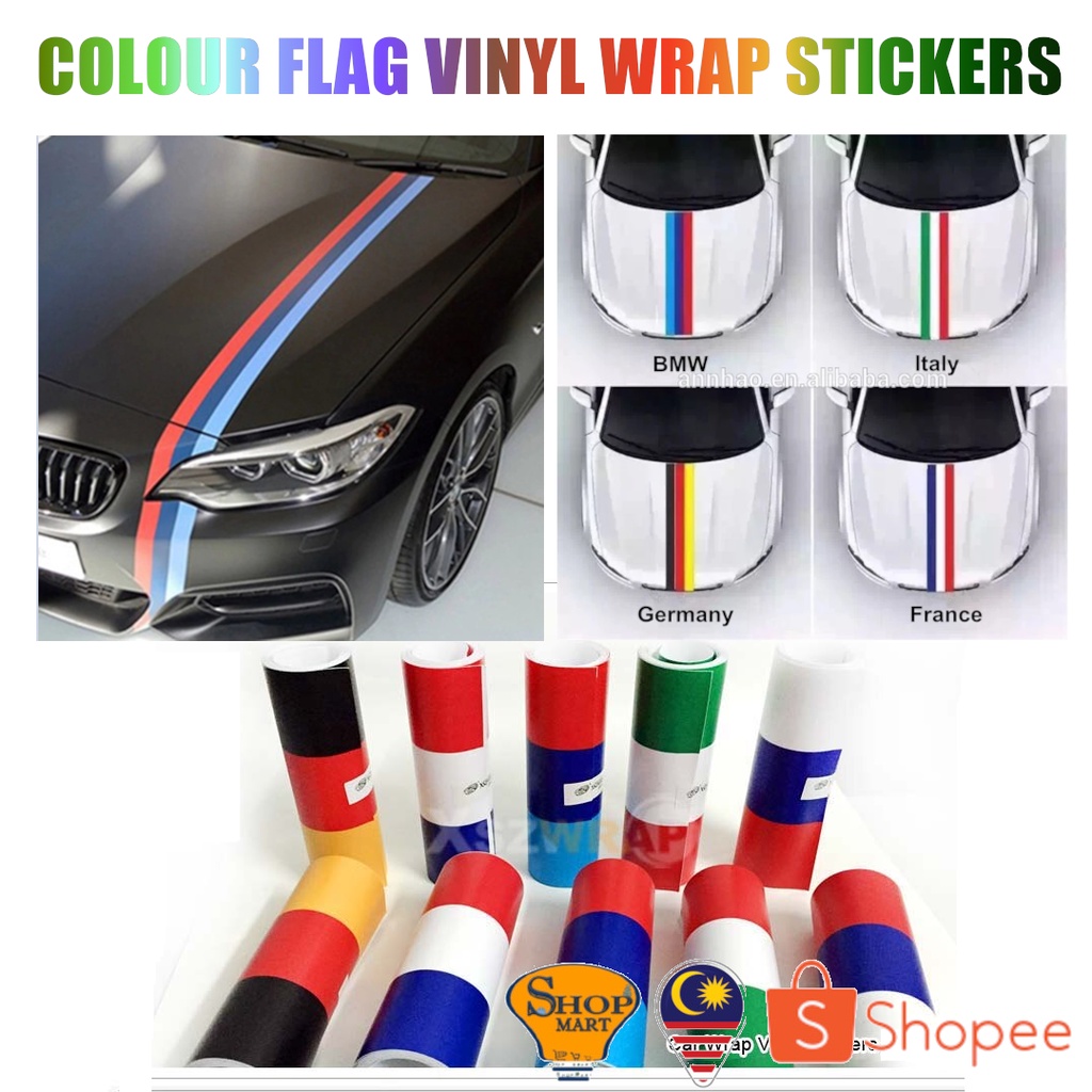 car-stripe-sticker-three-tone-colour-flag-strip-stickers-car-body