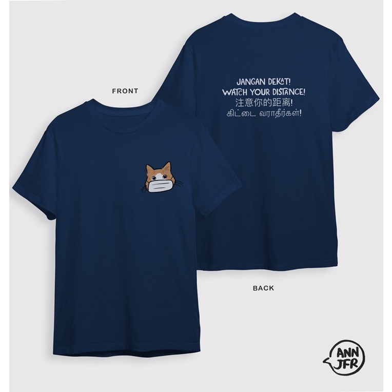 watch your distance Tshirt - DESIGN 1 | Shopee Malaysia