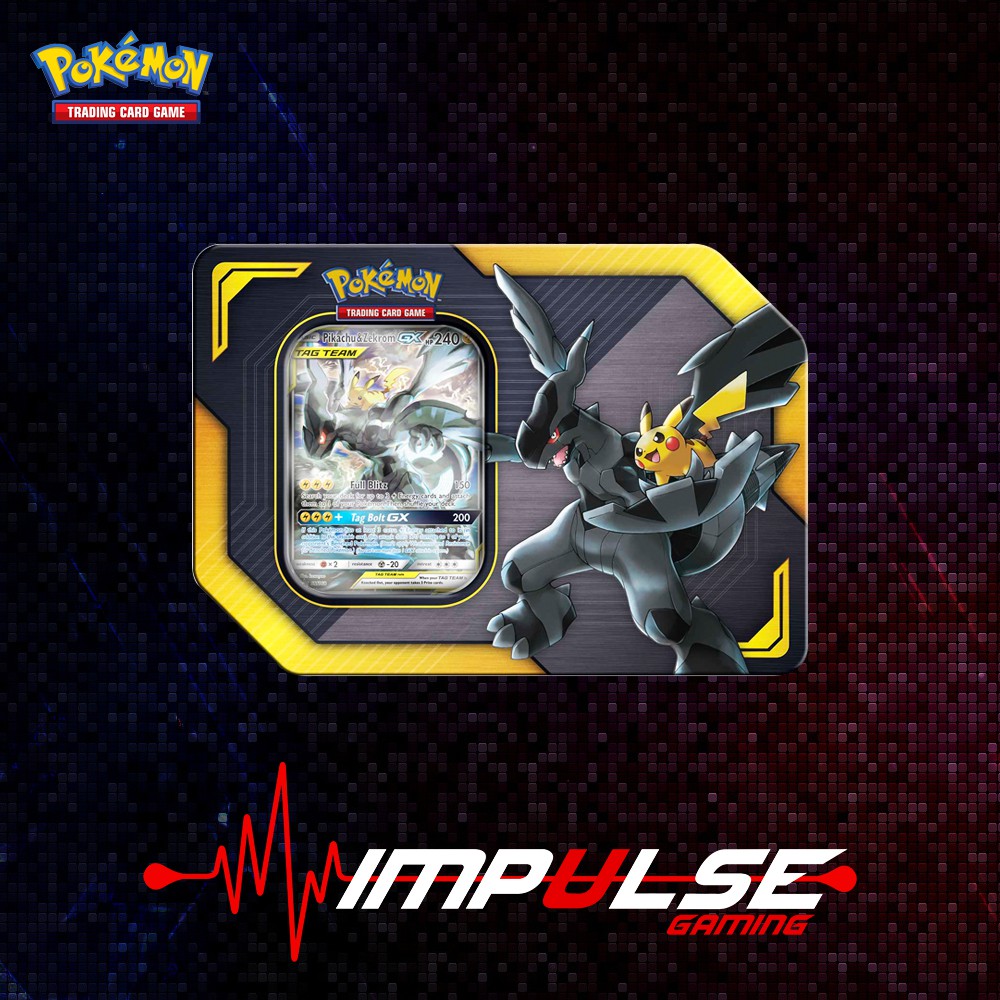 Pokémon Tag Team Tin X 3 Pikachu Zekrom Gx Eevee Snorlax Gx And Celebi Venusaur Gx