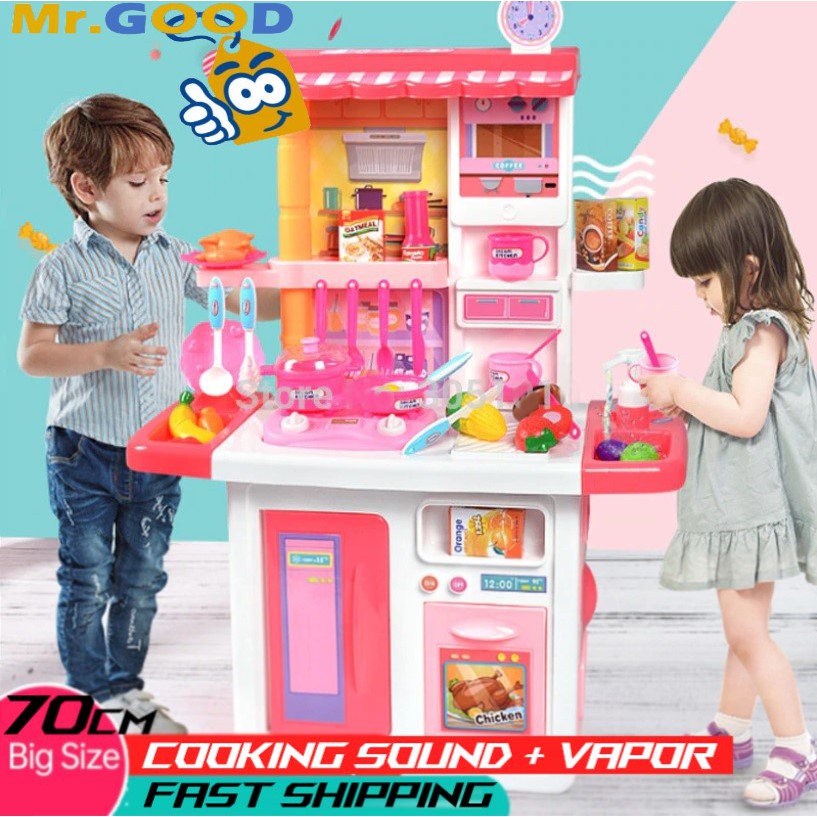 kids kitchen set in store