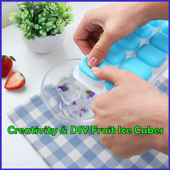 Buy 14 Holes Silicone Mr Diy Ice Cube Tray With Cover Baby Food Maker Mold Tray Containers Bpa Free Pembuat Ais Batu 冰块膜具 Seetracker Malaysia