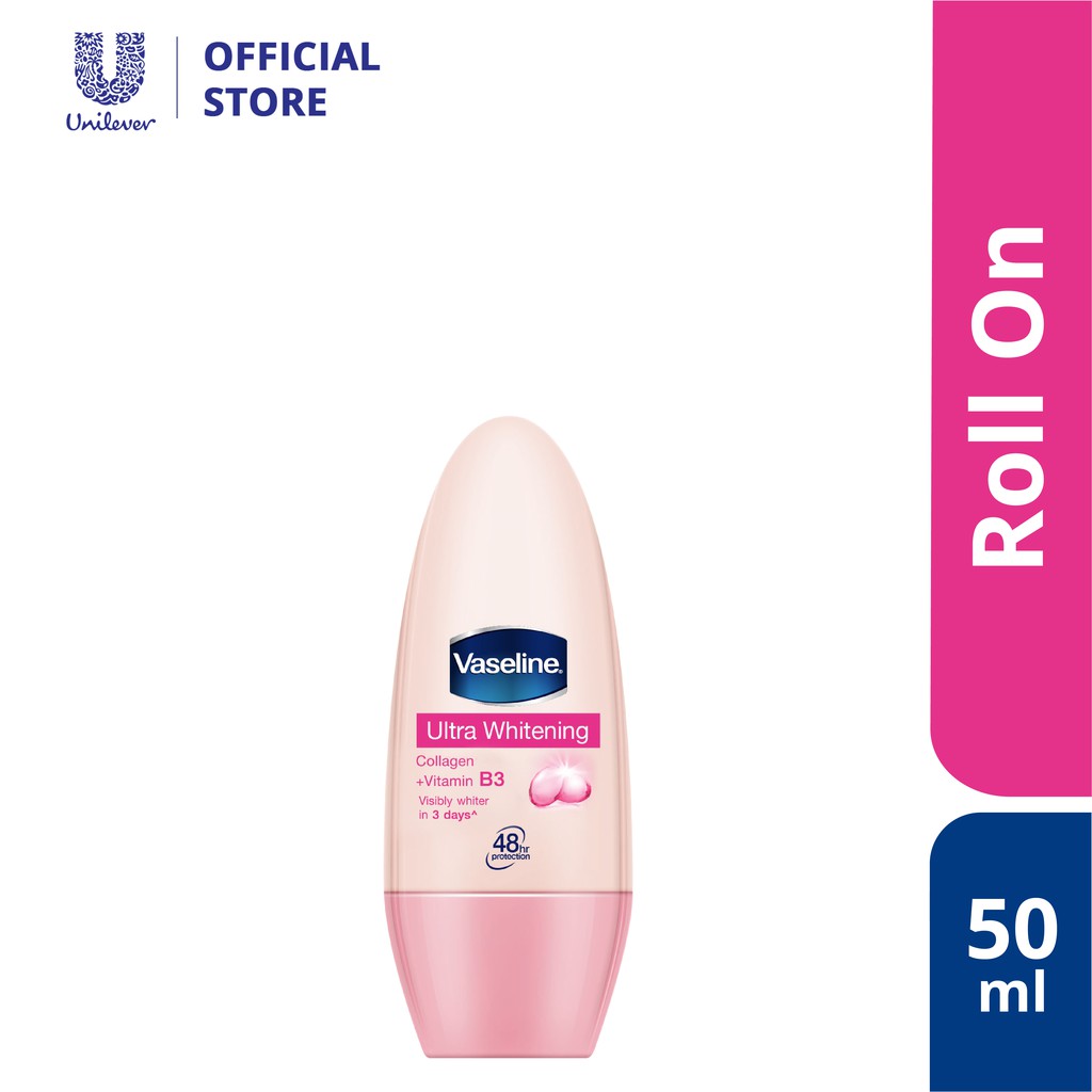 Vaseline Deodorant Roll On Ultra Whitening (50ml) Shopee Malaysia