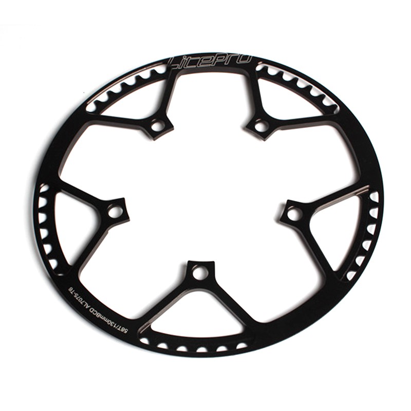 Mountain Bike B Baosity 45T 47T 53T 56T 58T Chainring 130 BCD Narrow Wide Chain Ring for Road Bike Folding Bikes Red/Gold/Silver/Black Colors Optional