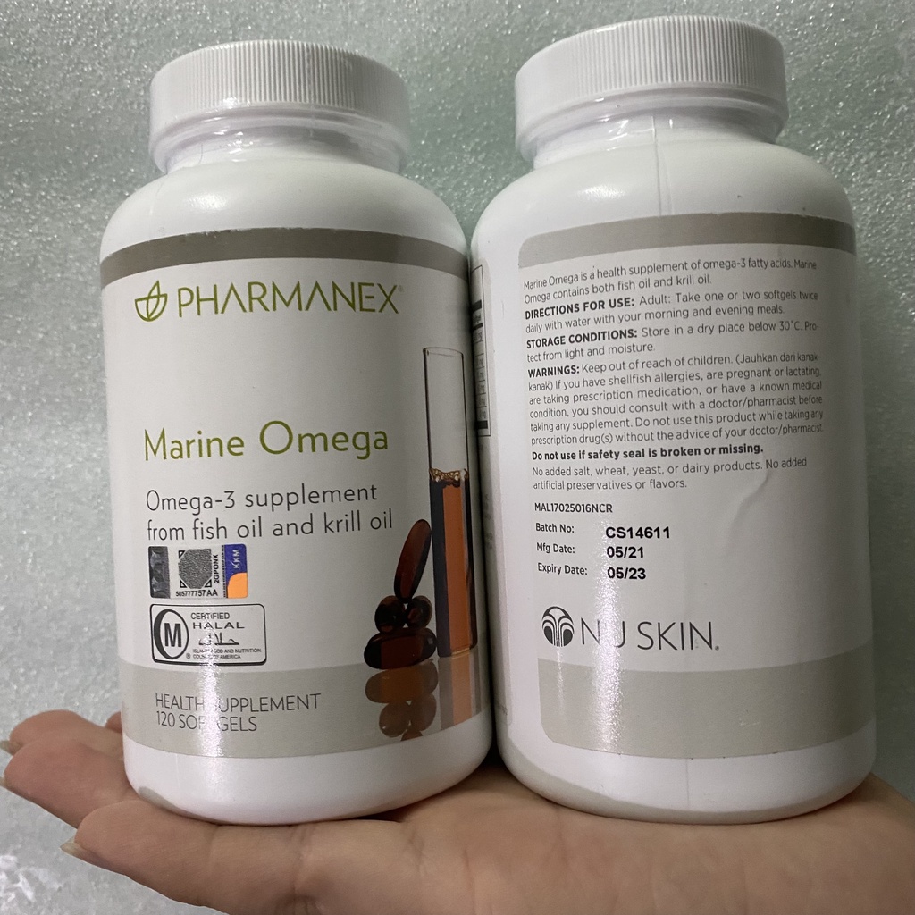 Marine Omega 3 Nuskin 120v type (Imported Malaysia) Shopee Malaysia