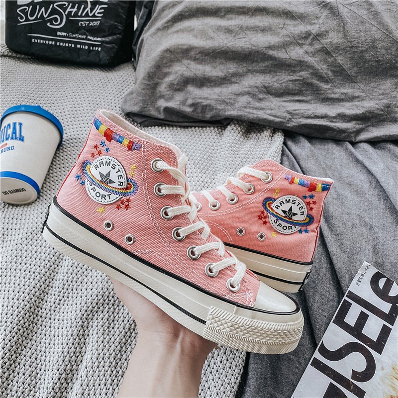 cute womens canvas sneakers