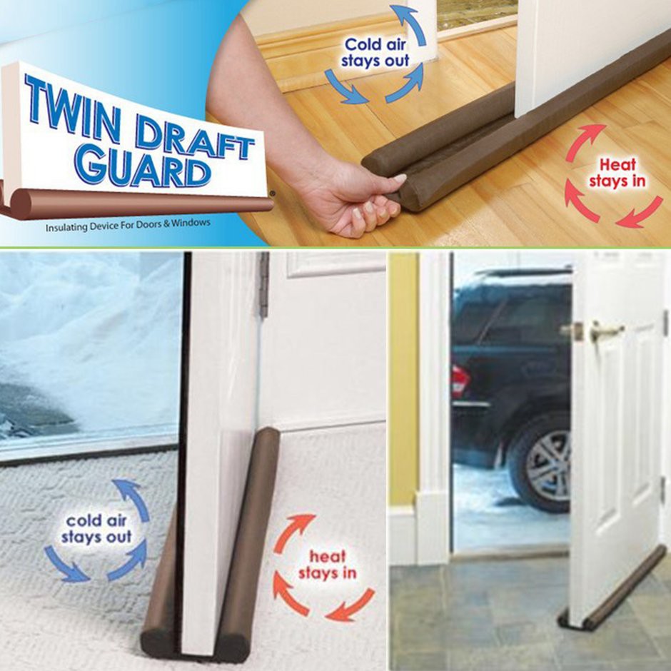 ᴥᴥhome Household Under Window Door Fabric Double Sided Draft