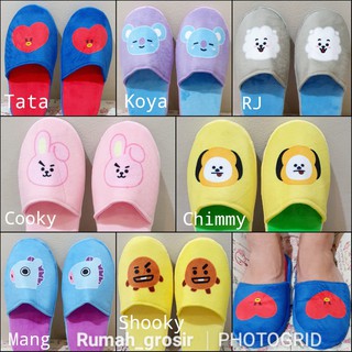 Doll Sandals  Motif BT21  Cooky Tata RJ Chimmy Unofficial 