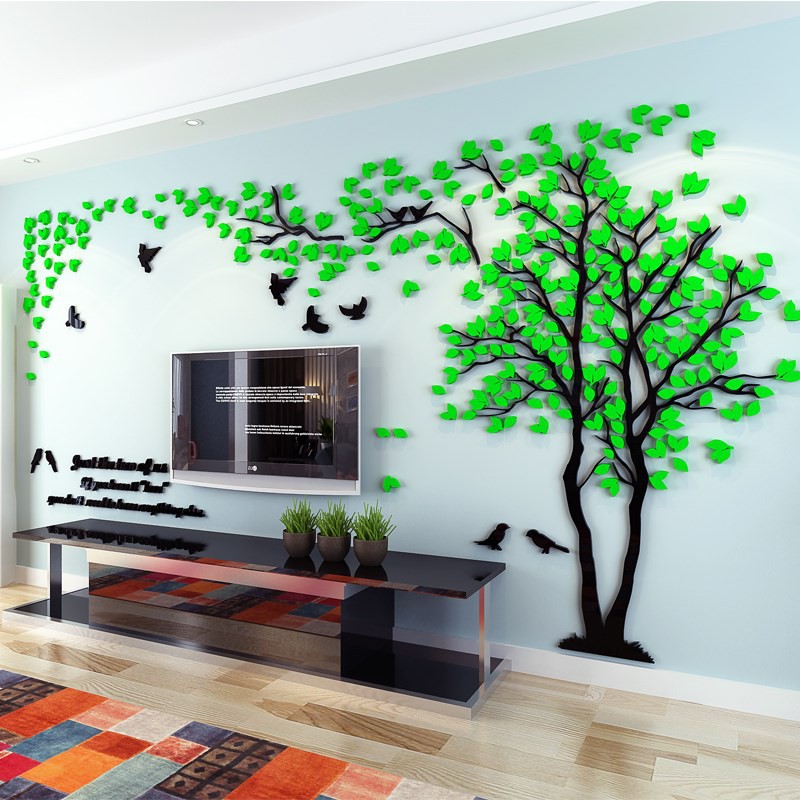 3d wall sticker for living room