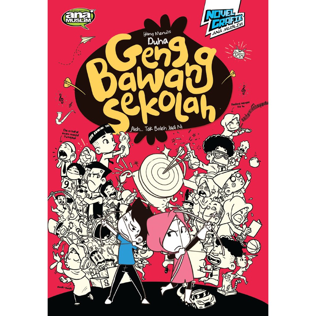 NOVEL GRAFIK ANA MUSLIM - GENG BAWANG SEKOLAH #2 - AISH... TAK BOLEH JADI NI