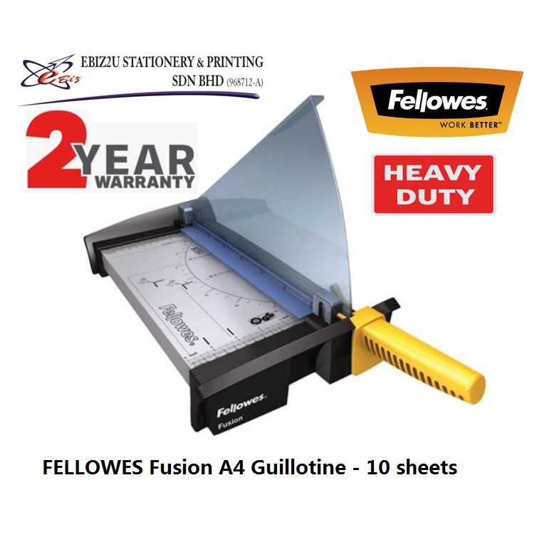 FELLOWES Fusion A4 Guillotine 10 sheets (Paper Cutter, Paper Trimmer