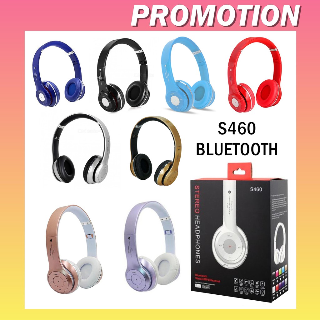 s460 wireless bluetooth headset