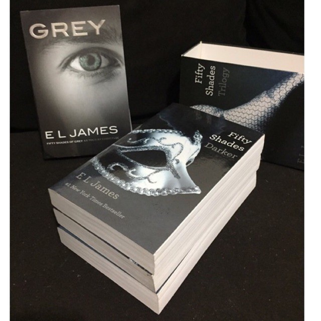 English Fifty Shades Darker Novel By E L James Fifty Shades Of Gray Fifty Shades Freed Shopee Malaysia