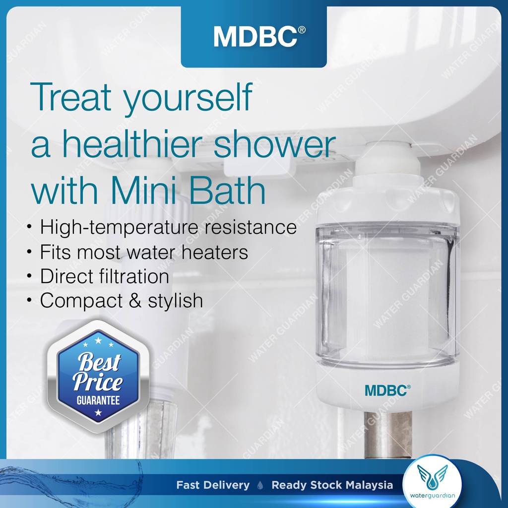 Small Compact Size Shower Bath Filter Polypropylene Plastic Filtration Mdbc