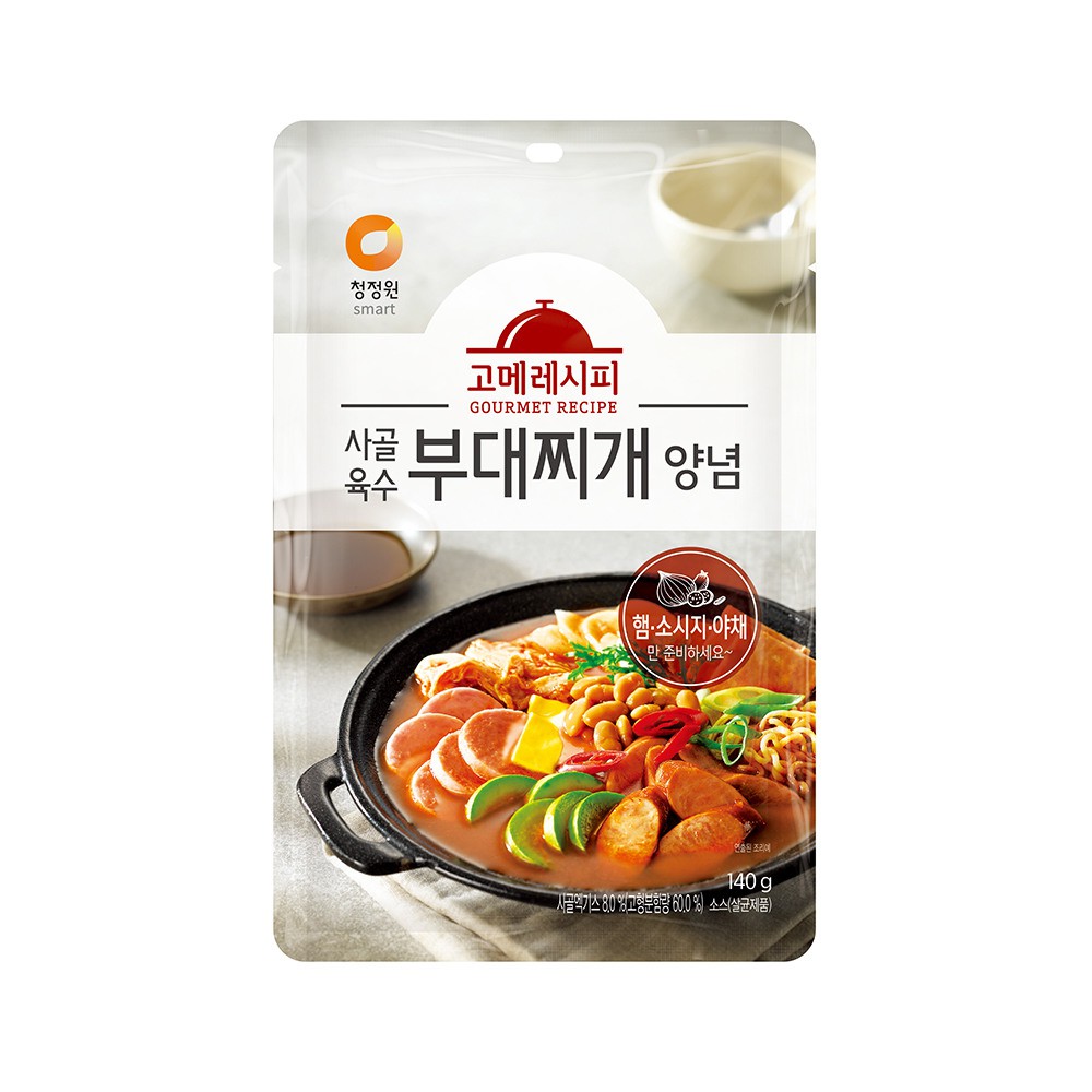 Korea Smart Army Stew Sauce 韩国簿队锅酱 청정원 부대찌개 양념 140g Shopee Malaysia