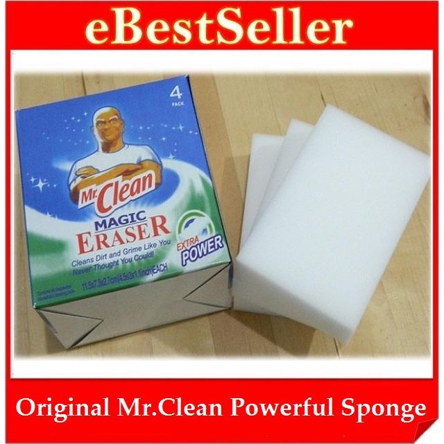 Mr Clean 4 Pieces Melamine Magic Eraser Sponge Clean Kitchen Shopee Malaysia