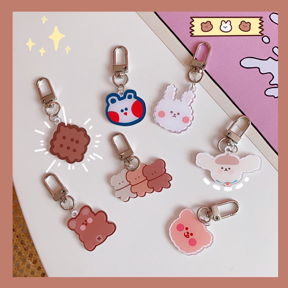 Lovely Japanese Cute Bear Keychain Shopee Malaysia