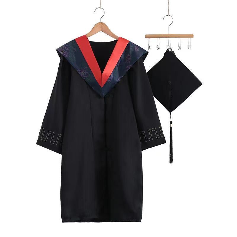 Direct supply college gown bachelor's dress university graduation dress for men直供学院袍学士服大学男女毕业礼服 3.28