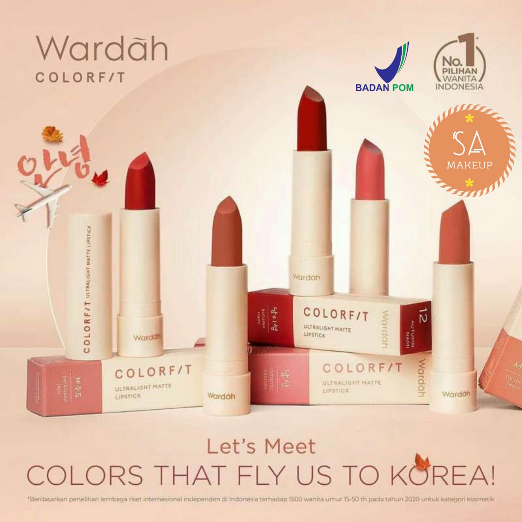 Harga Lipstik Wardah Colorfit Ultralight Matte - Perumperindo.co.id