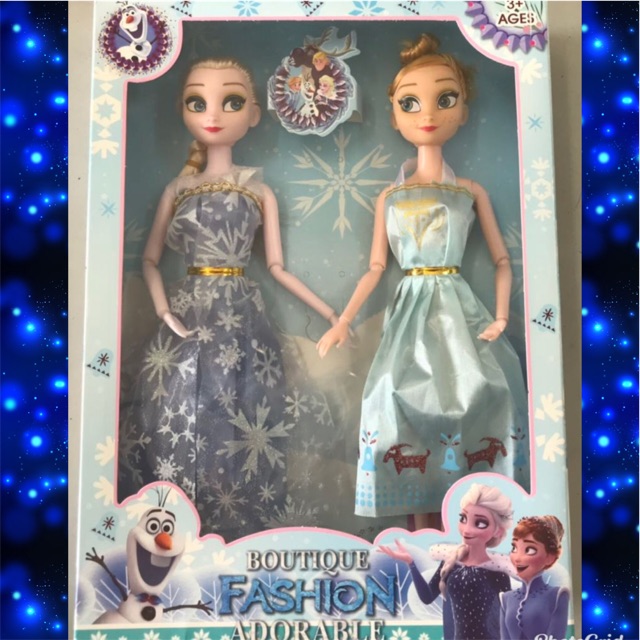 frozen and barbie