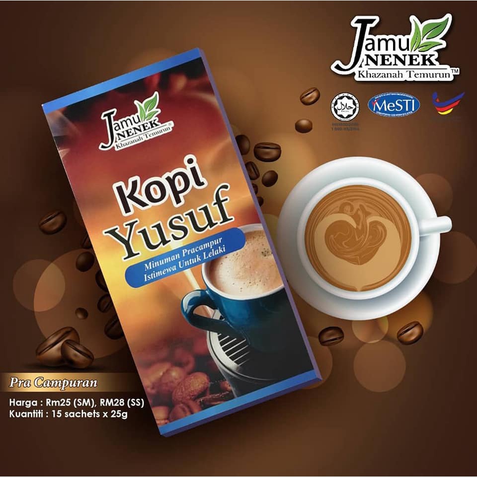 Kopi Yusuf Jamu Nenek Shopee Malaysia