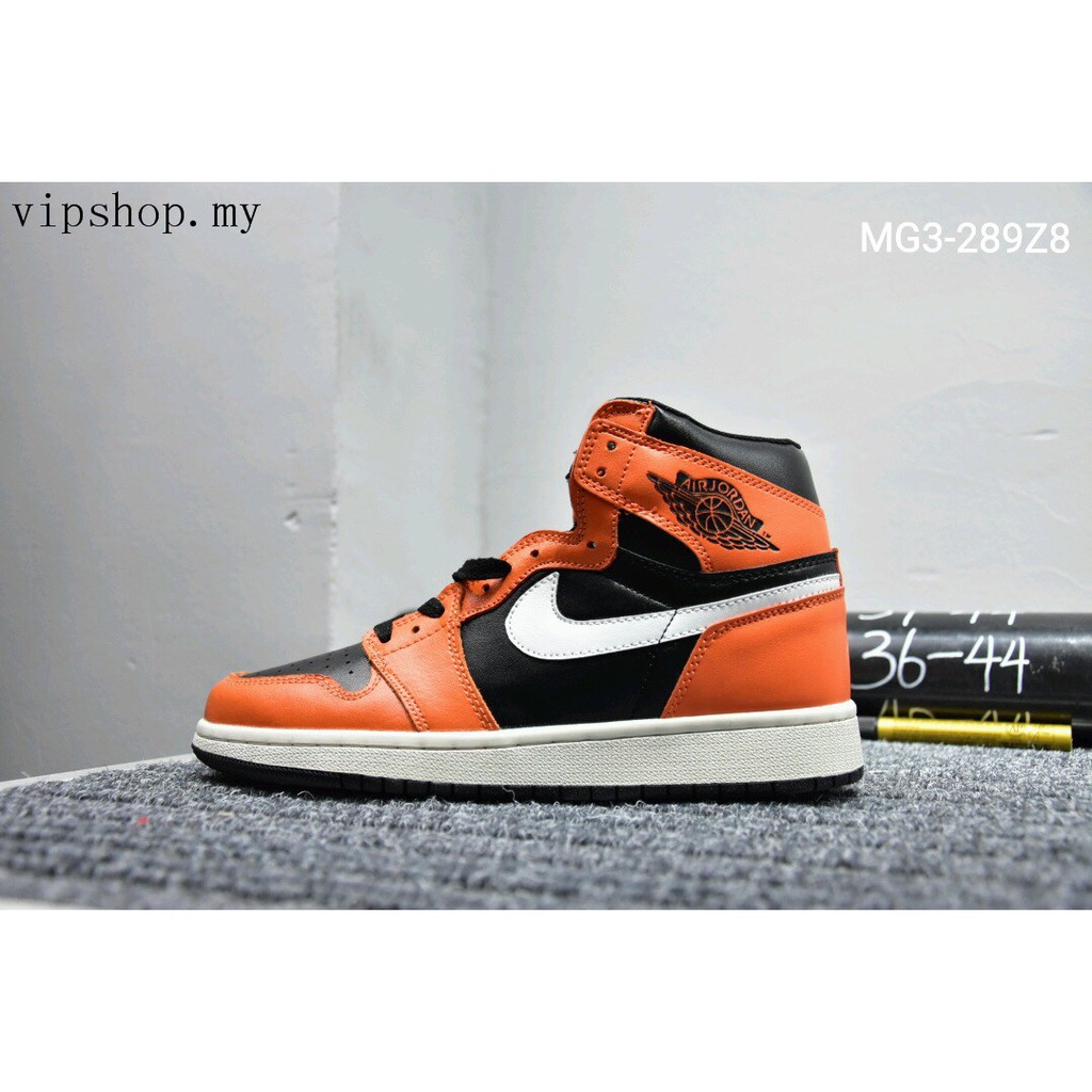 orange nike shoes high tops