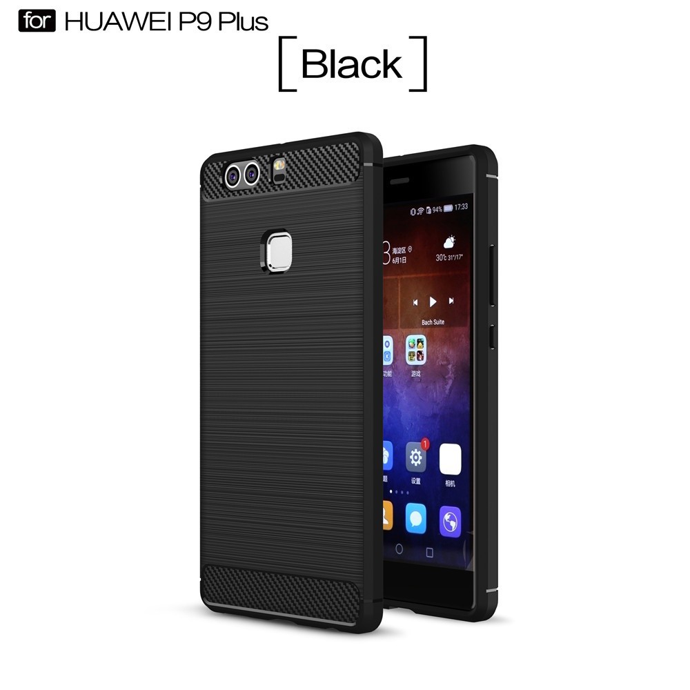 gebied Reorganiseren teksten Silicone Case For Huawei P9 Plus Soft TPU Bumper Shockproof Back Phone  Cover | Shopee Malaysia