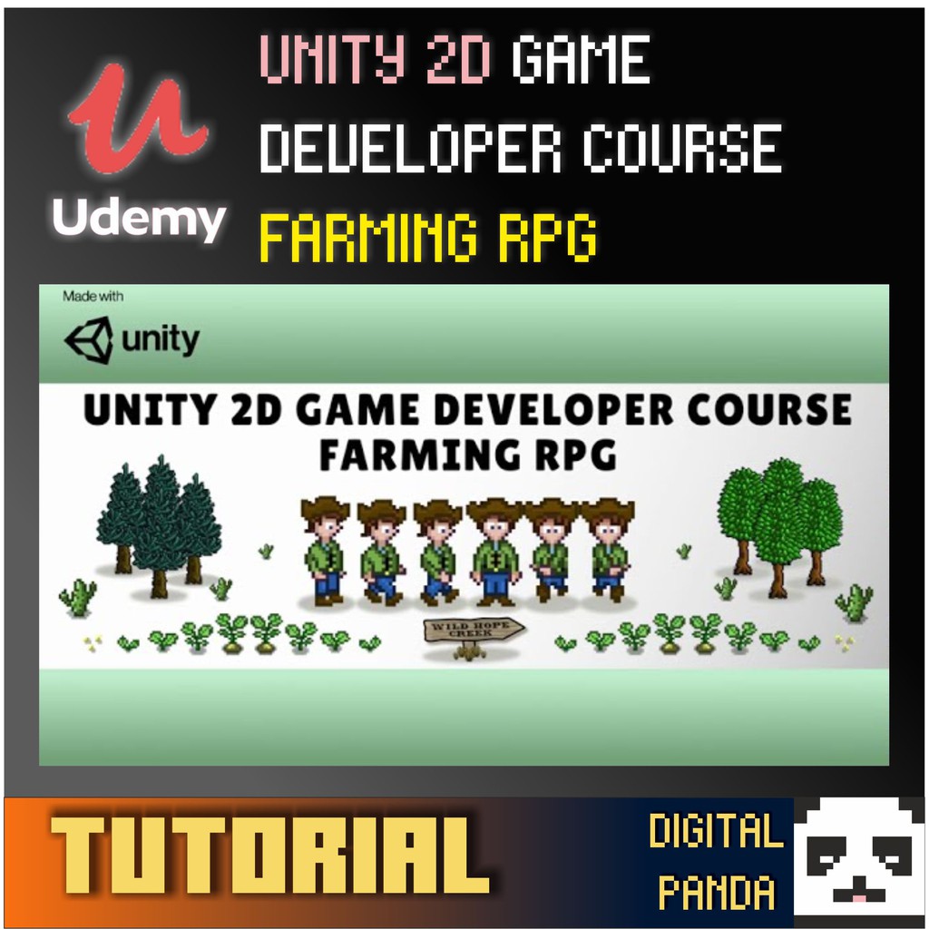 FULL TUTORIAL] UDEMY - UNITY 2D GAME DEVELOPER COURSE FARMING RPG ( )  | Shopee Malaysia