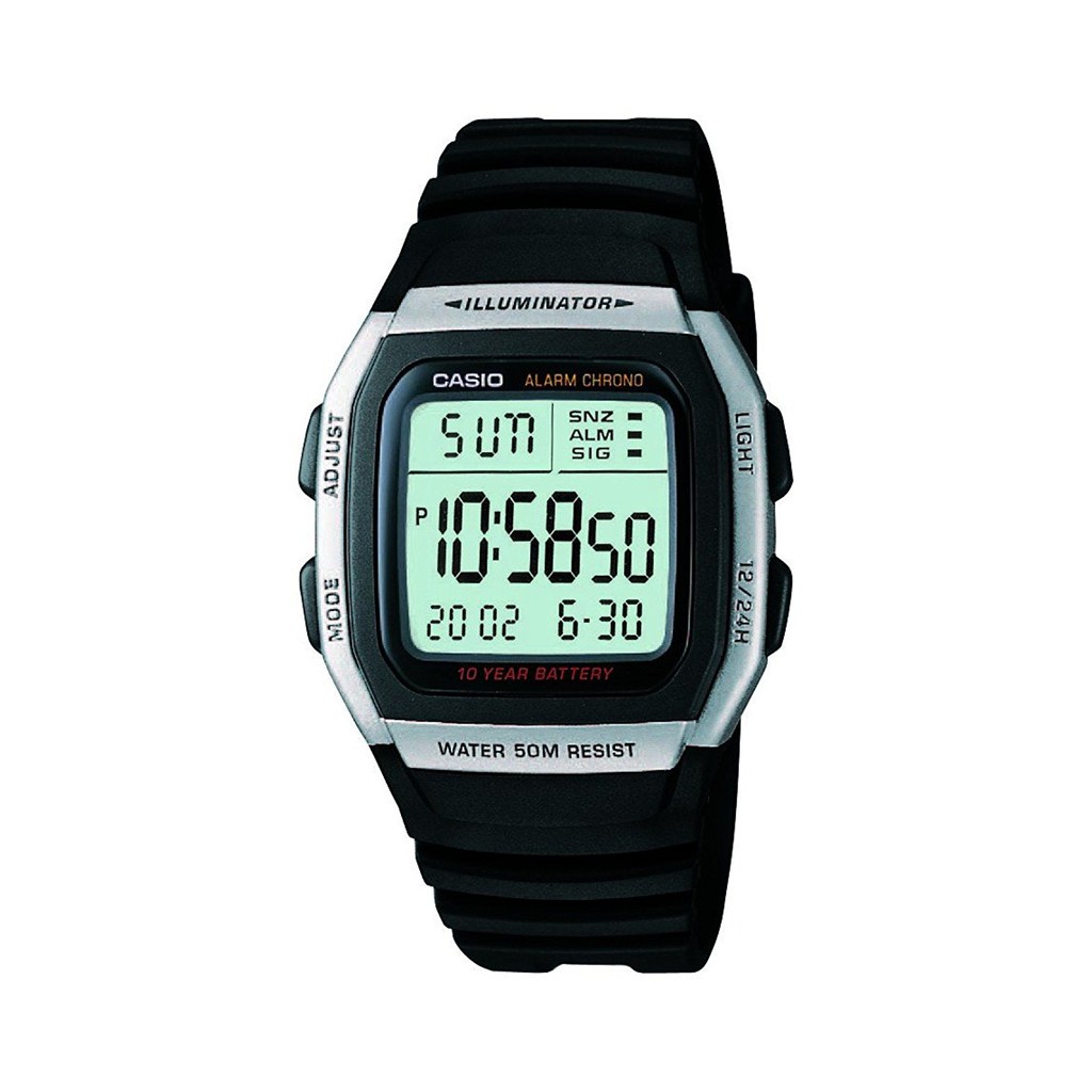 casio illuminator green