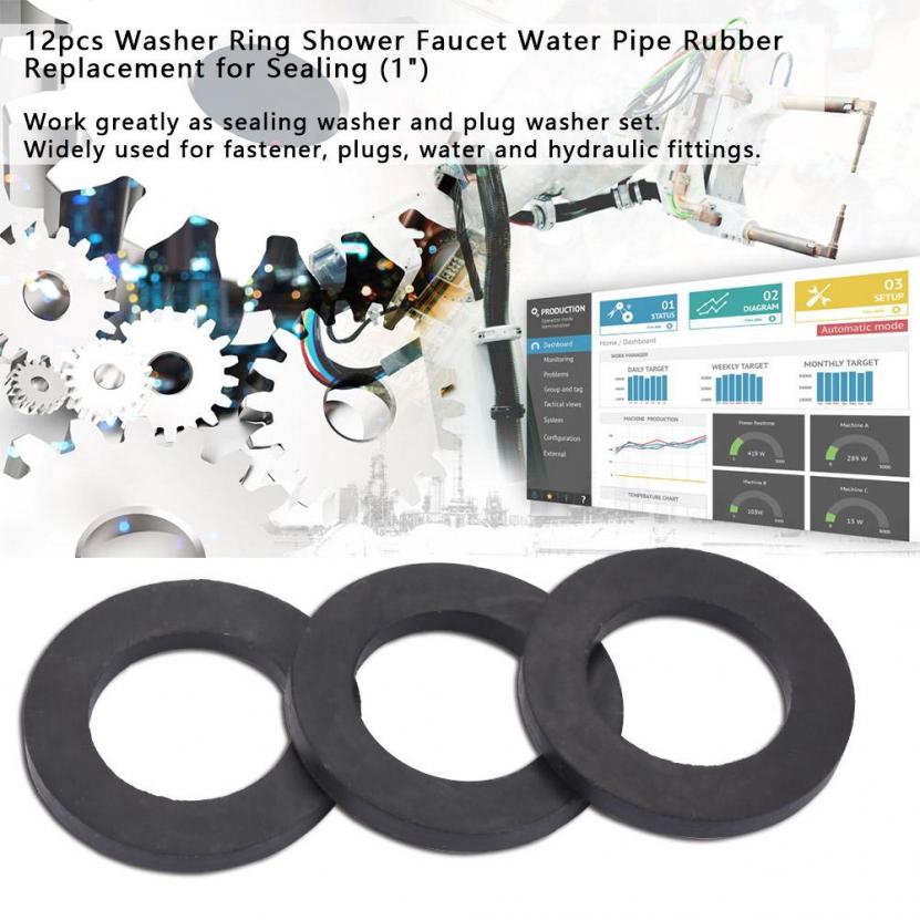 12pcs Washer Ring Shower Faucet Water Rubber Replacement Shopee