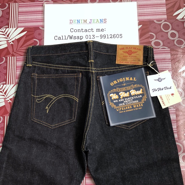 flat head jeans