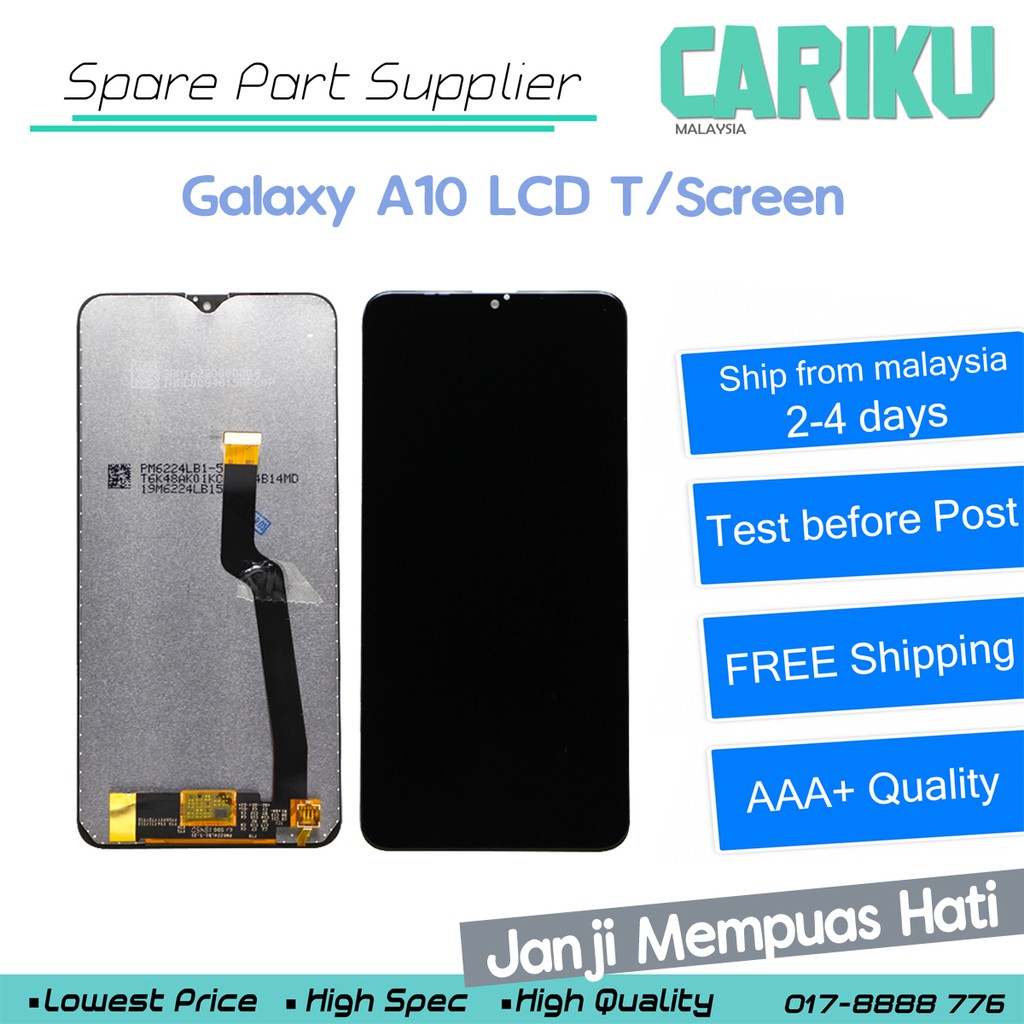 Samsung Galaxy A10 2019 Lcd Touch Screen Replacement Cariku Shopee Malaysia