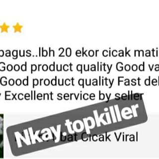 PROMO 15 ml Ubat hapus tikus cicak Lizard killer topkiller 