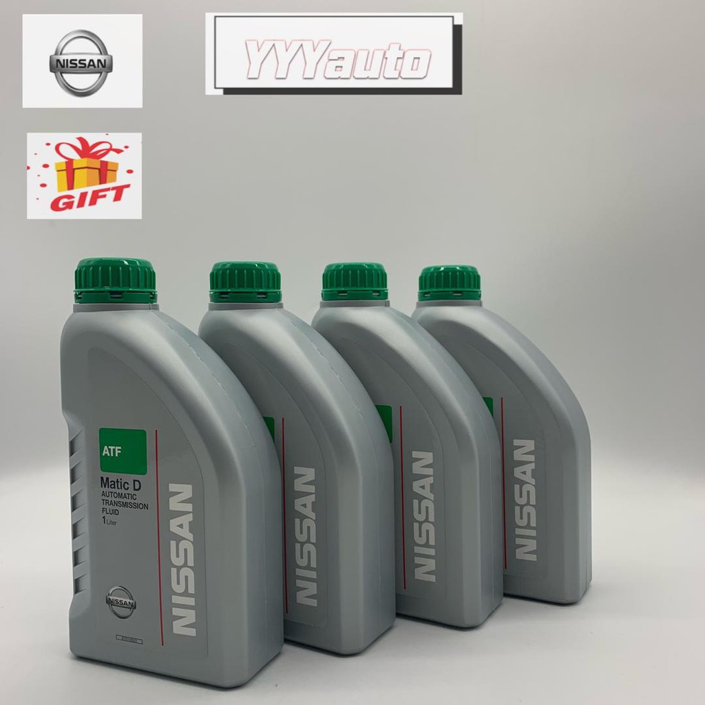 Nissan Matic D Automatic Transmission Fluid (ATF) 1 Litre (4 BOTOL SETS ...