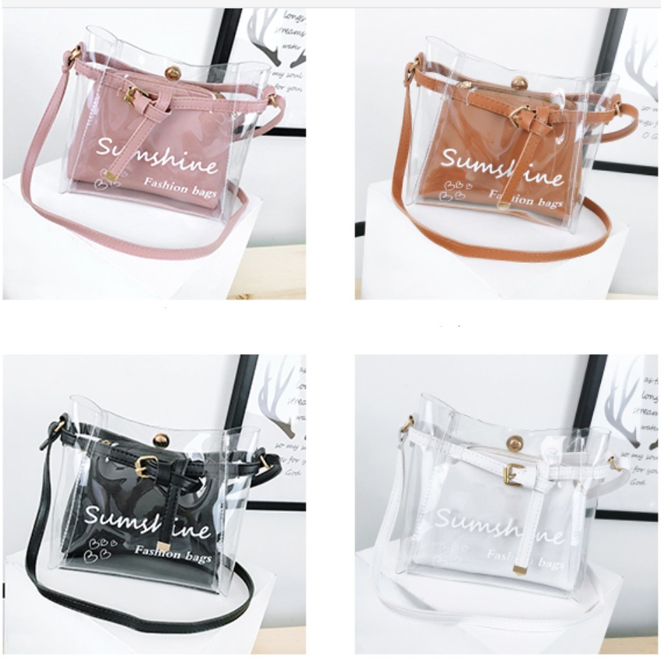 shopee transparent bag