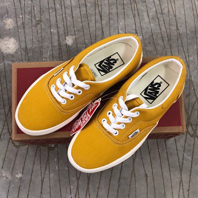 vans era yellow