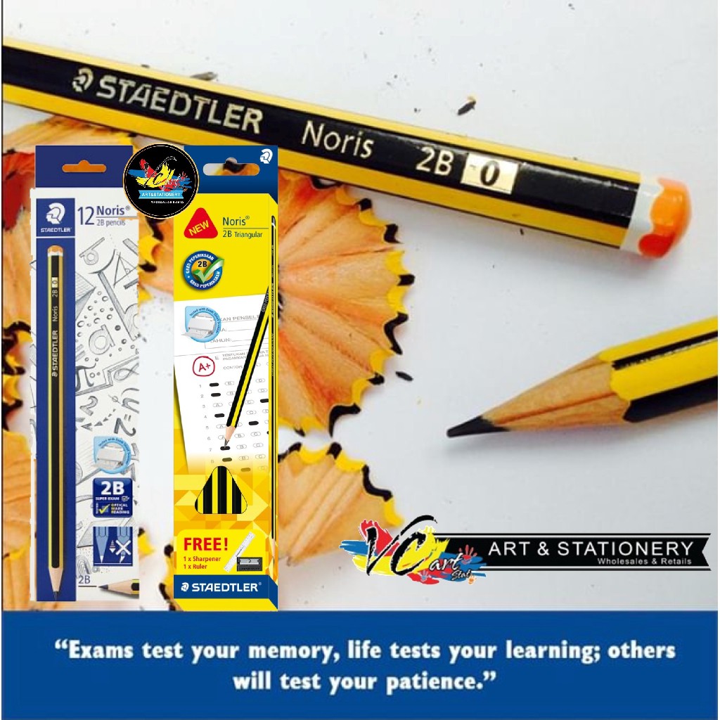Staedtler Pencil Noris 2b Pencil Box Of 12 Pcs Shopee Malaysia