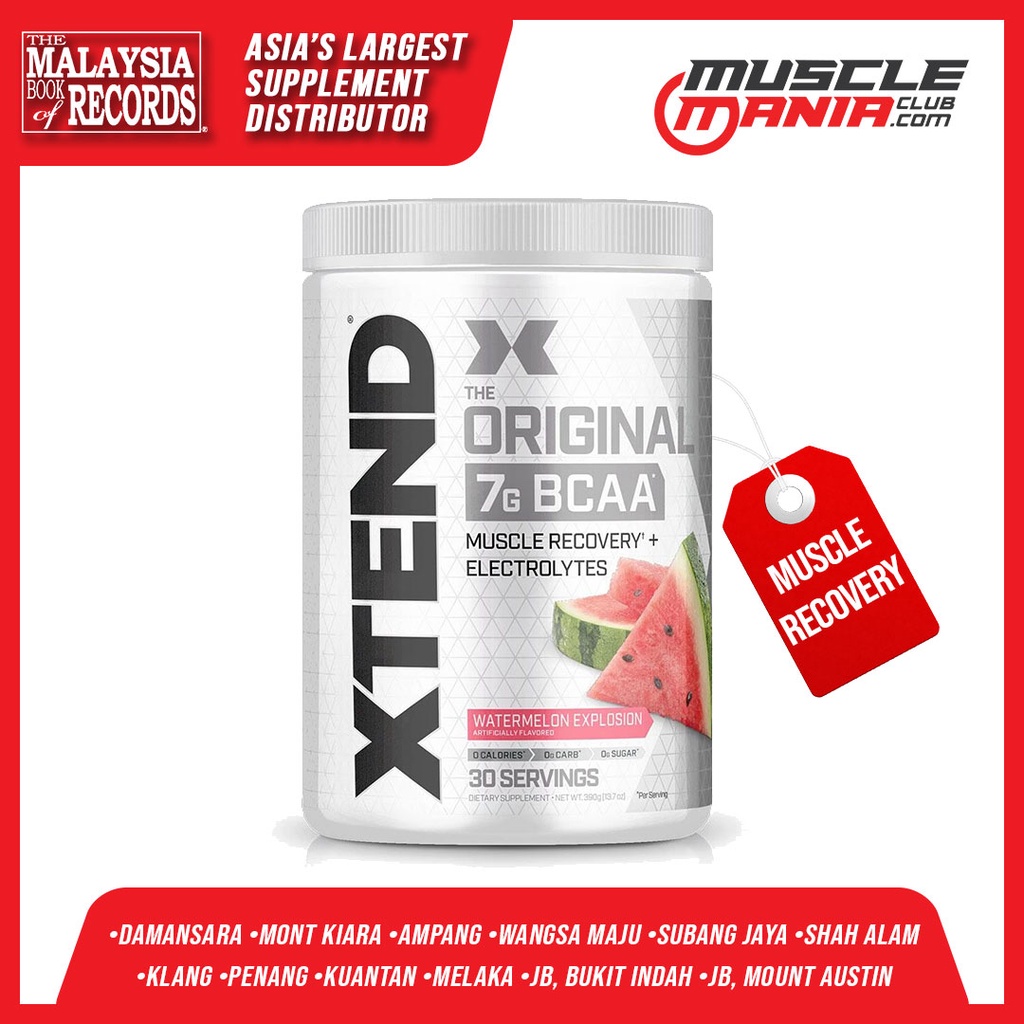 Scivation Xtend BCAAs Amino Acid Muscle Recovery (30 Servings) Shopee