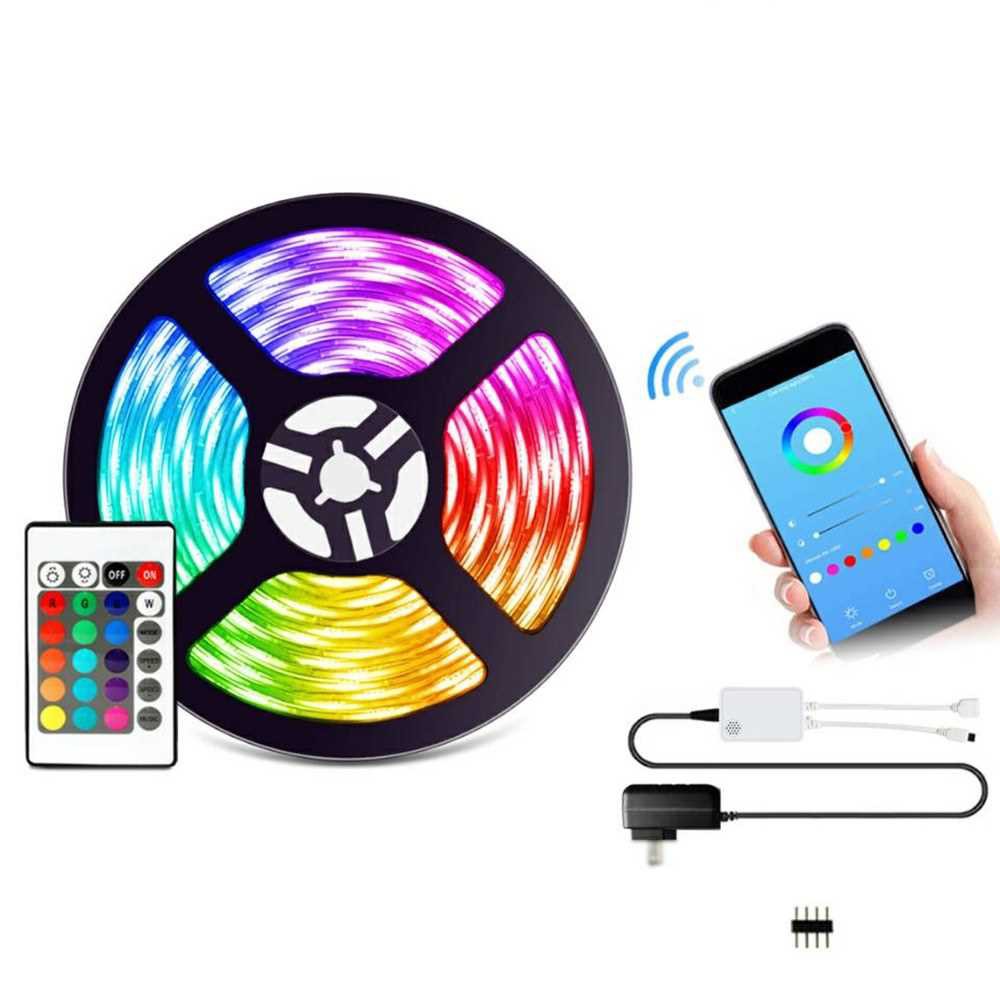 WIFI LED Strip Lights Kit 2M/5M/10M Length 5050 RGB IOT Life APP Remote ...