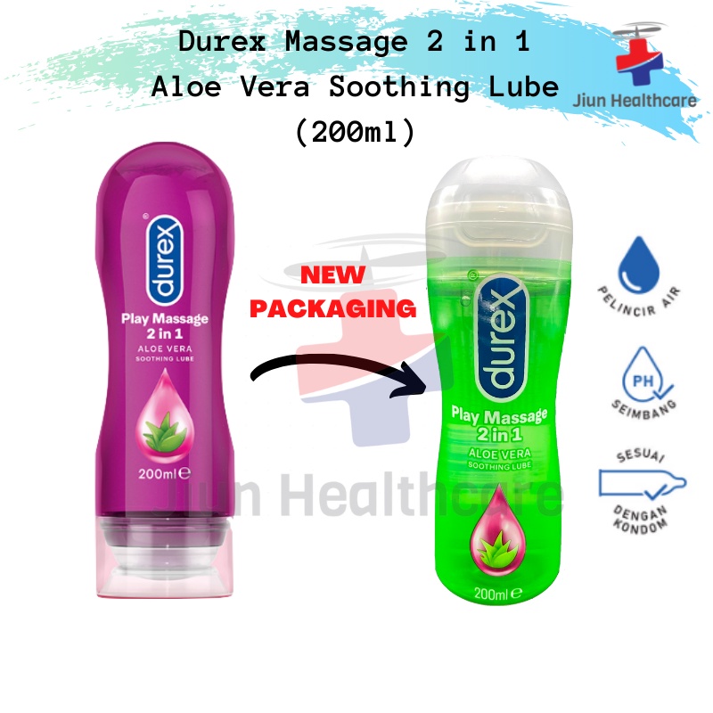 Ready Stock Durex Play Massage 2 In 1 Aloe Vera Soothing Lube 200ml Shopee Malaysia 4215