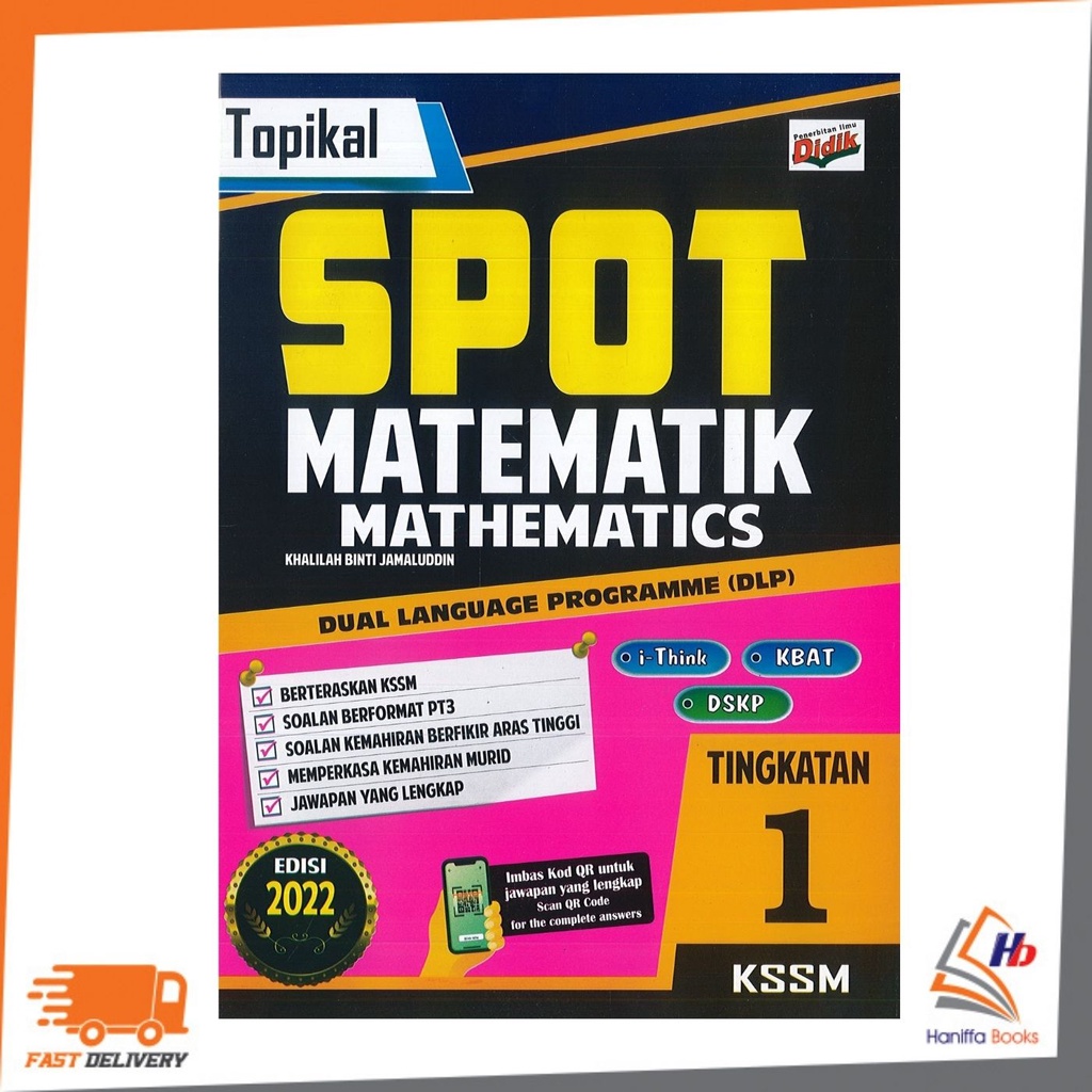 Didik Topikal Spot Matematik Dlp Tingkatan 1 9789674705091 Shopee Malaysia