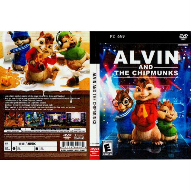 Ps2 Games Alvin And The Chipmunk Shopee Malaysia