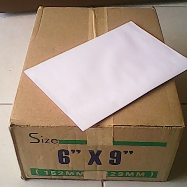 White envelope Sampul Surat  Putih A5 152mm x 229mm 