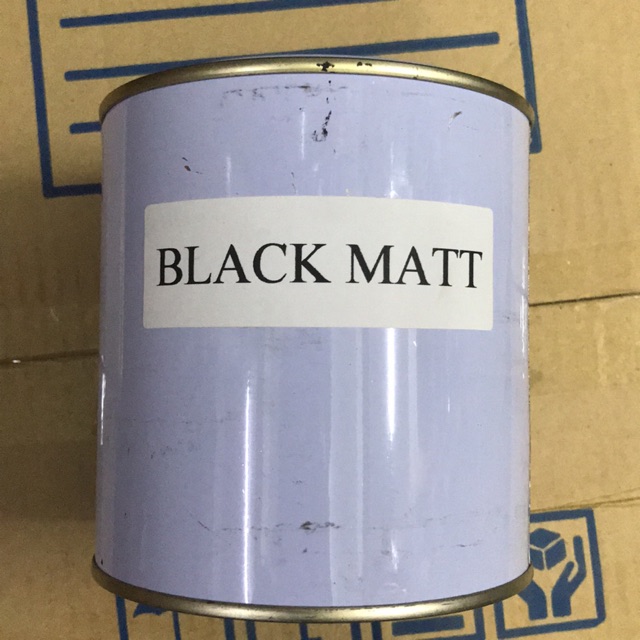 1LT BLACK MATT PAINT FOR METAL AND WOOD (CAT HITAM MATT UNTUK BESI DAN KAYU) CAT PINTU PAGAR
