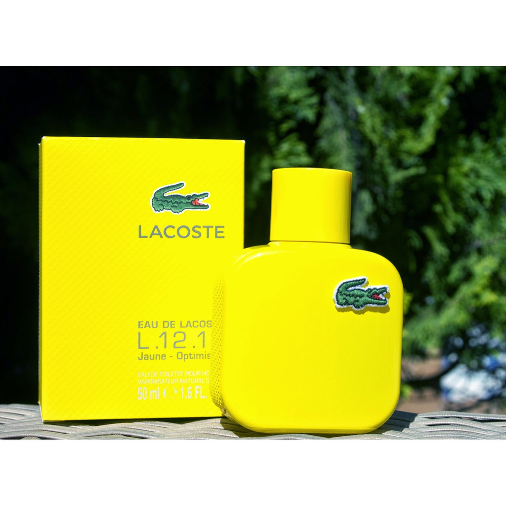 lacoste l12 12 jaune optimistic